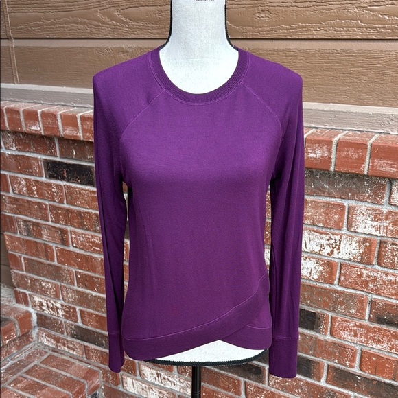 Athleta Women's Purple Modal Stretch Long Sleeve Top Size Extra Small - Picture 1 of 8